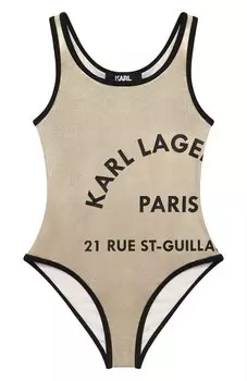 Слитный купальник Karl Lagerfeld Kids