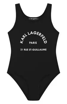 Слитный купальник Karl Lagerfeld Kids
