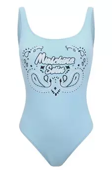 Слитный купальник Moschino