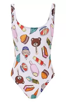 Слитный купальник Moschino