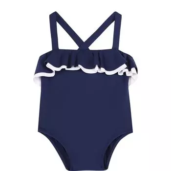 Слитный купальник с оборками Il Gufo