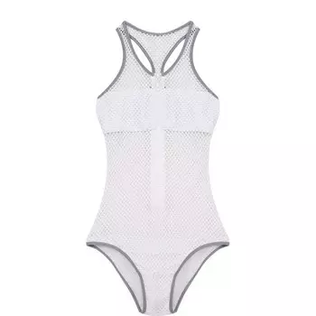 Слитный перфорированный купальник Melissa Odabash