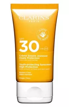 Солнцезащитный крем для лица против морщин SPF 30 Creme Solaire Jeunesse (50ml) Clarins