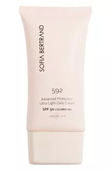 Солнцезащитный крем SPF 50+ 592 с тональным эффектом Advanced Protection SPF 50 UVB UVA + IR-A (75ml) Sofia Bertrand