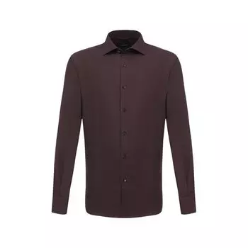 Сорочка из хлопка и кашемира Ermenegildo Zegna