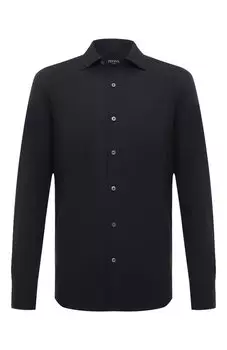 Сорочка из хлопка и кашемира Zegna