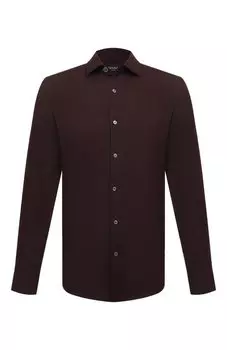 Сорочка из хлопка и кашемира Zegna