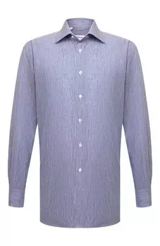 Сорочка из хлопка и льна Brioni