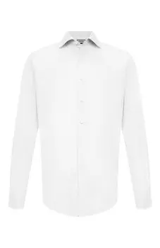 Сорочка из хлопка и льна Canali