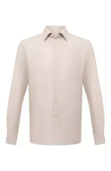 Сорочка из хлопка и льна Stefano Ricci