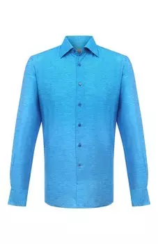 Сорочка из хлопка и льна Stefano Ricci