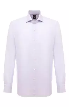 Сорочка из хлопка и льна Van Laack