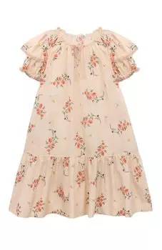 Сорочка из хлопка и шелка Amiki Children