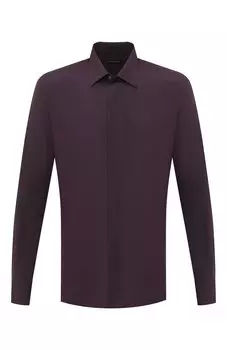 Сорочка из шелка и хлопка Ermenegildo Zegna