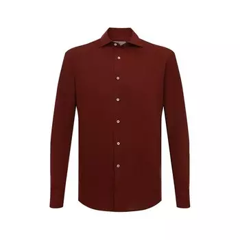 Сорочка из шерсти и хлопка Canali