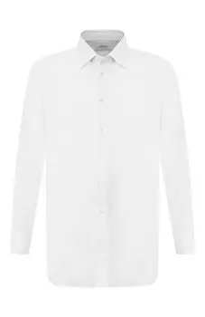 Сорочка из смеси хлопка и льна Brioni