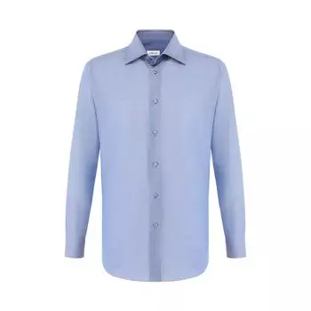 Сорочка из смеси хлопка и льна Brioni