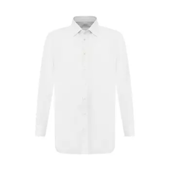 Сорочка из смеси хлопка и льна Brioni