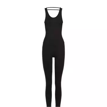 Спортивный облегающий комбинезон с открытой спиной Koral