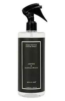 Спрей для тканей Amber & Sandalwood (500ml) Cereria Molla 1899
