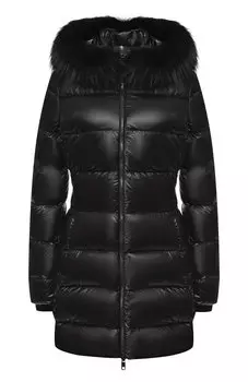 Стеганый пуховик с капюшоном Dolce & Gabbana