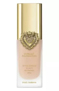 Стойкий матовый тональный крем Everlast Foundation SPF20 PA+++, оттенок 1ON Light Medium (27ml) Dolce & Gabbana