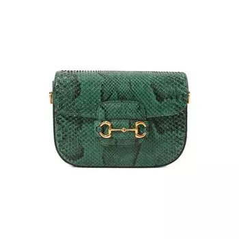 Сумка 1955 Horsebit из питона Gucci