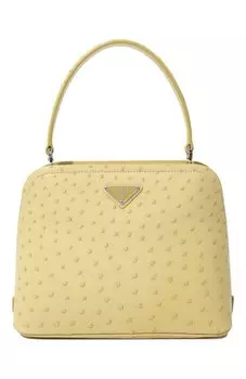 Сумка из кожи страуса Prada