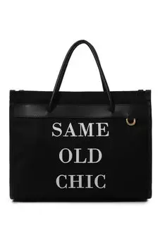 Сумка-тоут Slogan Moschino