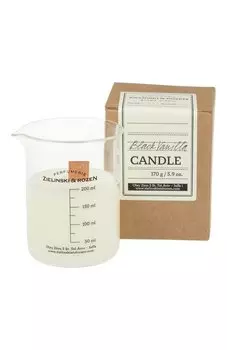 Свеча и спички "Черная Ваниль" (170гр) Zielinski&Rozen