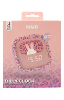 Светильник-часы Billy Clock - Pink Leopard Playforever