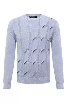 Свитер из хлопка и льна Kiton