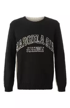 Свитер из хлопка и льна MM6