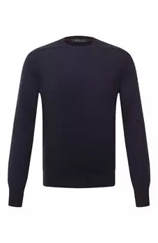 Свитер из хлопка и шелка Loro Piana