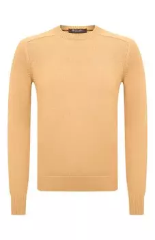 Свитер из хлопка и шелка Loro Piana