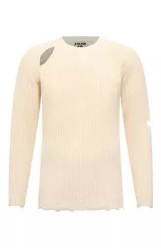 Свитер из хлопка и шерсти A Paper Kid