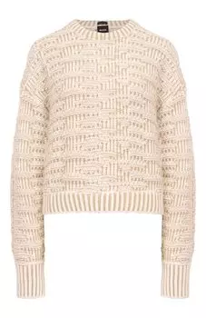 Свитер из хлопка и шерсти BOSS