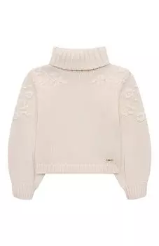 Свитер из хлопка и шерсти Chlo