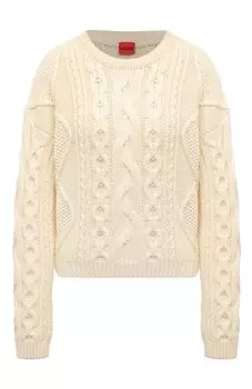 Свитер из хлопка и шерсти HUGO