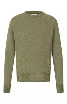 Свитер из хлопка и шерсти Jil Sander