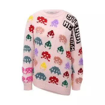 Свитер из хлопка и шерсти Stella McCartney