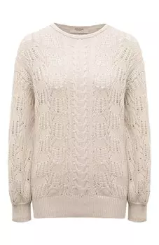 Свитер из кашемира и хлопка Agnona