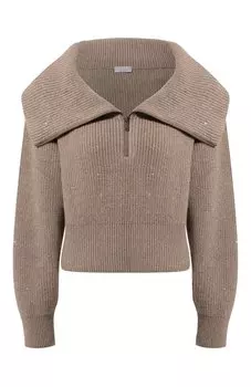 Свитер из кашемира и шерсти Brunello Cucinelli