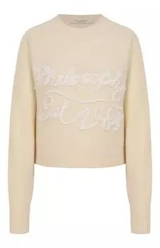 Свитер из кашемира и шерсти Philosophy di Lorenzo Serafini