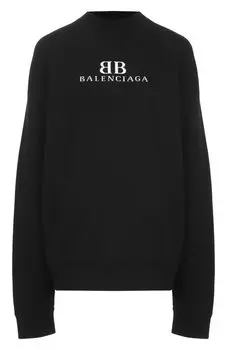 Свитер из шерсти и хлопка Balenciaga