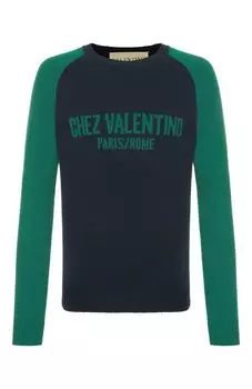 Свитер из шерсти и хлопка Valentino