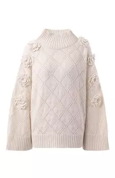 Свитер из шерсти и кашемира Elie Saab