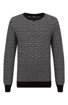 Свитер из шерсти и льна Balmain