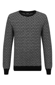 Свитер из шерсти и льна Balmain