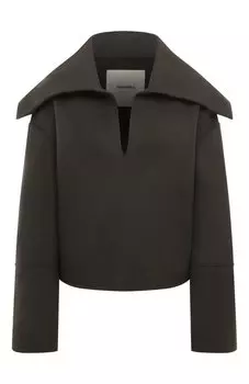 Свитер из шерсти и шелка Nanushka